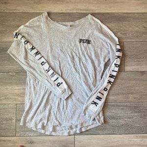 PINK Long sleeve tee